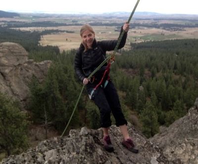 Anna Dvorak enjoyed many outdoor activities, especially biking and climbing.