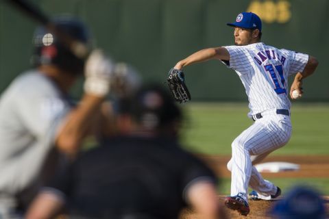 Cubs' Yu Darvish has setback in bullpen session