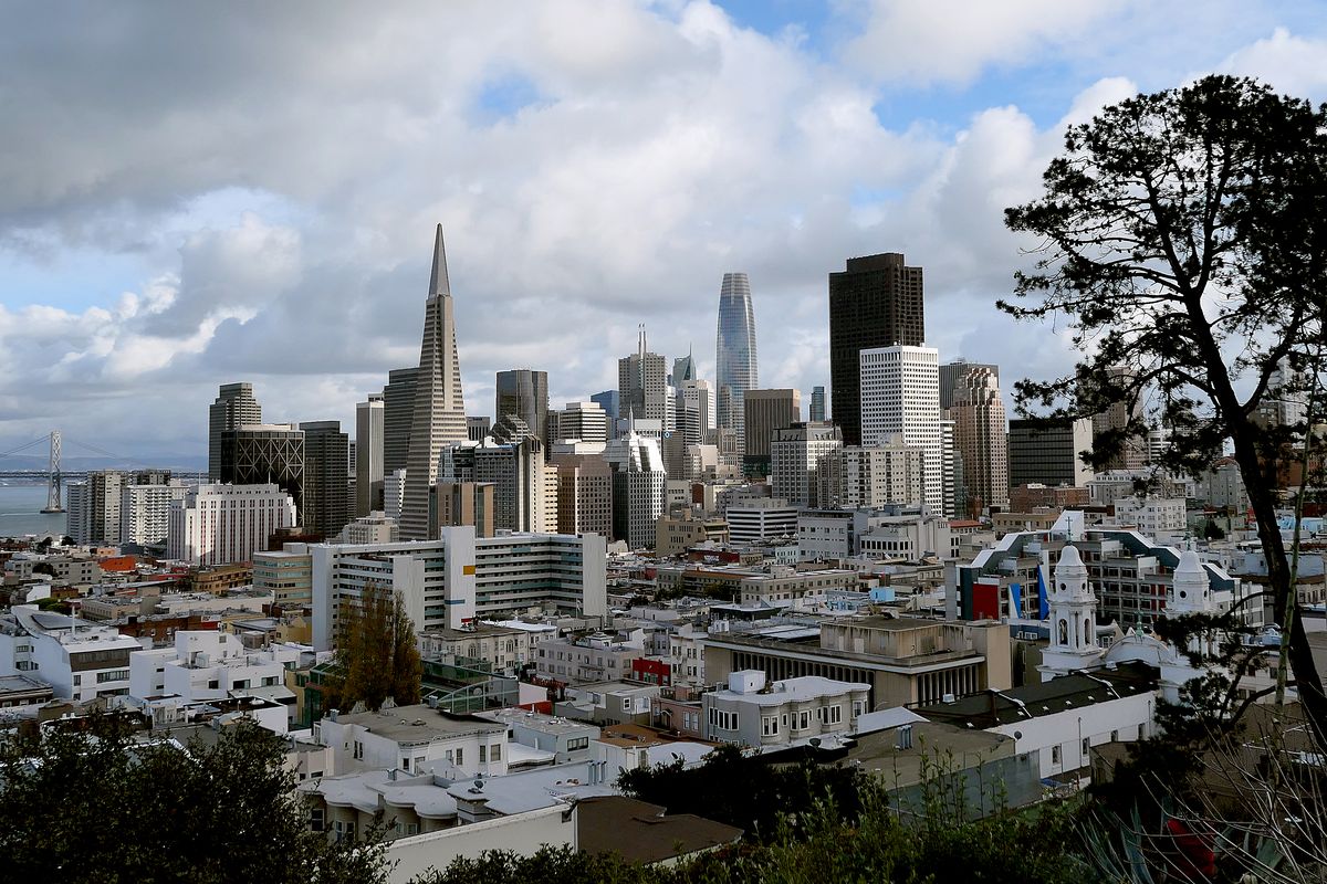 Downtown San Francisco from Russian Hill. (John Nelson)