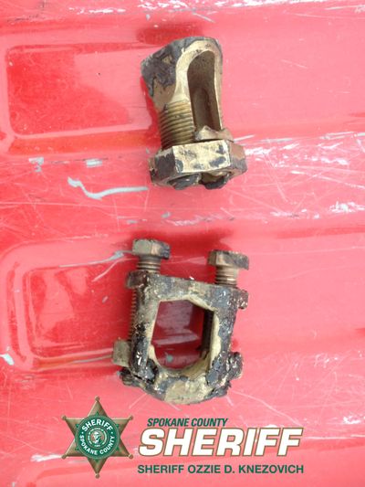 Brass connectors like these were stolen Sunday night, Feb. 10, from Central Premix on North Crestline Street.