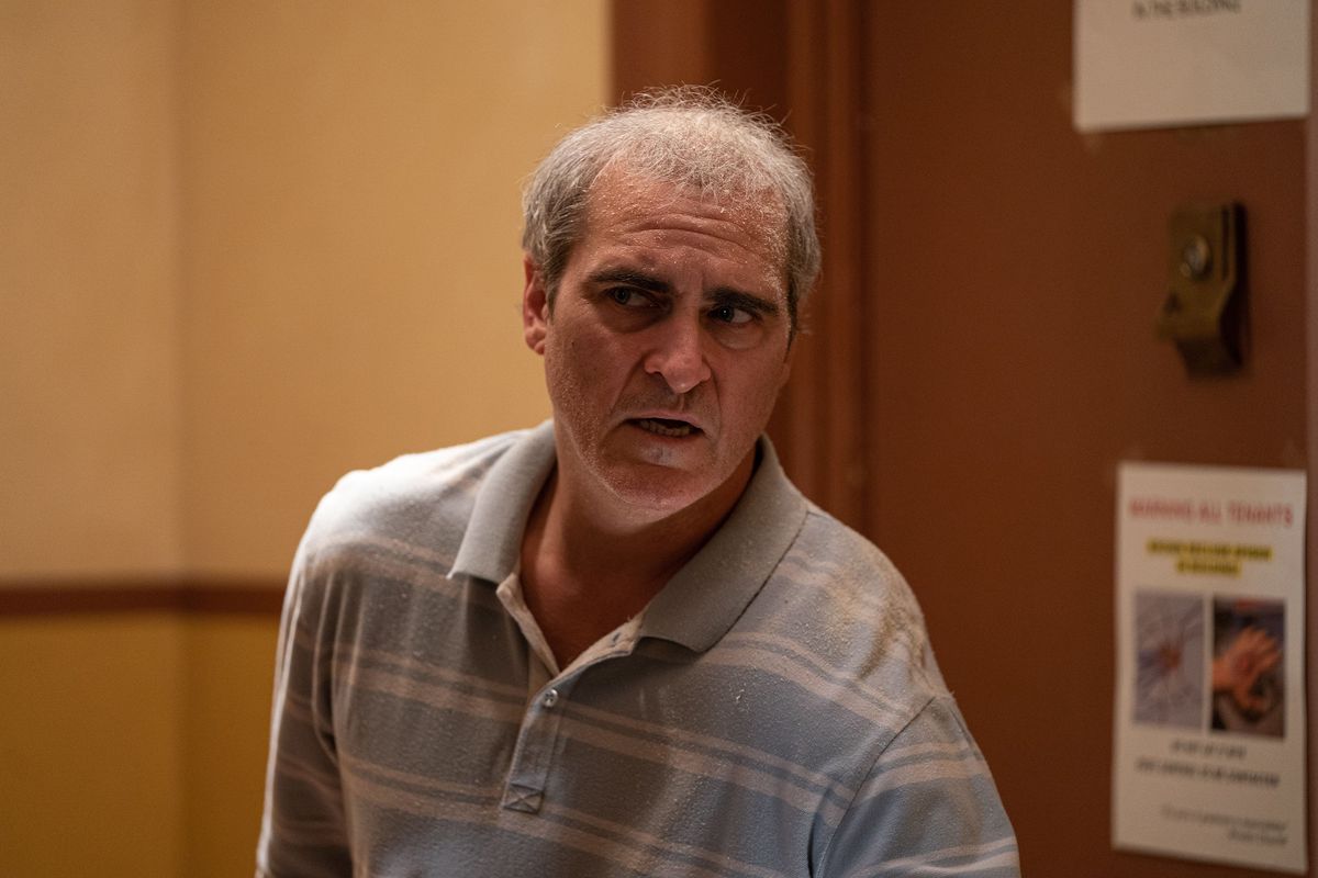 Joaquin Phoenix in Ari Aster’s “Beau Is Afraid.”  (A24 FILMS)