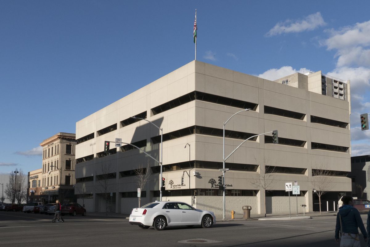 FILE - The Spokane Public Schools administrative building in 2017. (Jesse Tinsley / The Spokesman-Review)