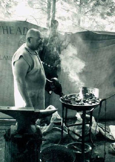 
Pawnee of Blanchard, Idaho, is a blacksmith that makes or can fix anything made out of iron. Photo courtesy of Pawnee
 (Photo courtesy of Pawnee / The Spokesman-Review)