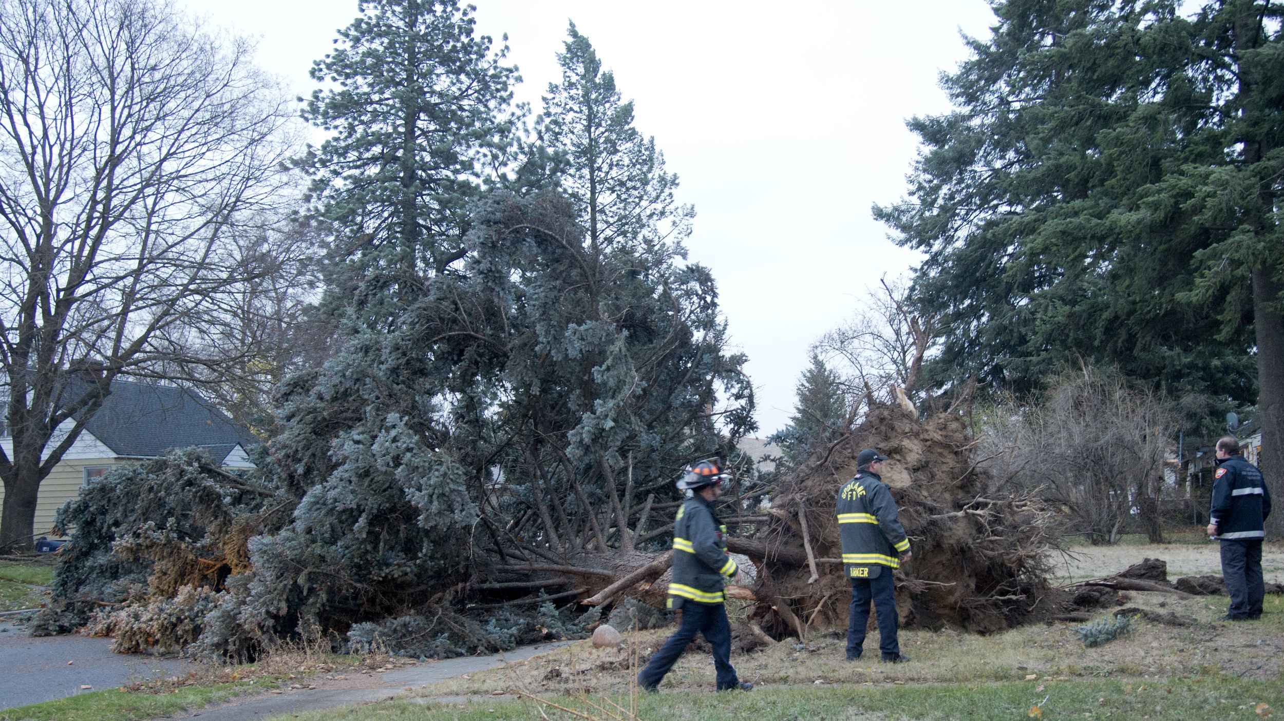 Windstorm pummels Spokane, killing two people and causing widespread