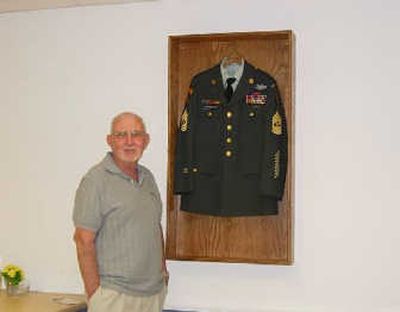 Paul Warrington, an Army veteran and retired Spokane police officer, has donated his military uniform for display in the Army dining room of the Washington State Spokane Veterans Home. Photo courtesy of Spokane Veterans Home
 (Photo courtesy of Spokane Veterans Home / The Spokesman-Review)