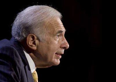 
Carl Icahn has a history of challenging corporate boards overseeing troubled companies. Associated Press
 (File Associated Press / The Spokesman-Review)