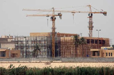 
The U.S. embassy in Baghdad under construction on May 19, Associated Press
 (File Associated Press / The Spokesman-Review)