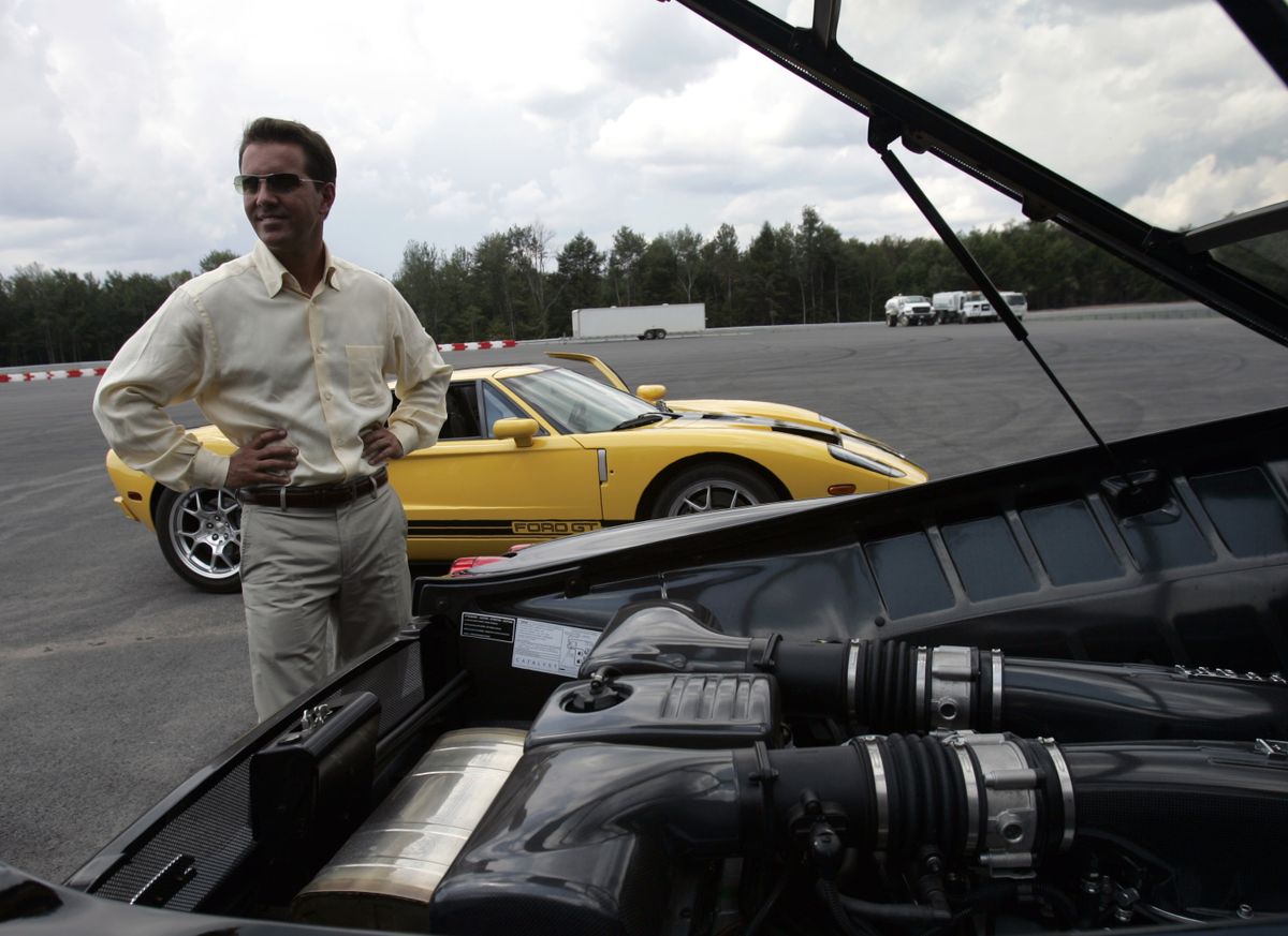 Bill McMichael shows off the engine of his Ferrari Scuderia at Monticello Motor Club in Monticello, N.Y. Monticello essentially is a high-end country club where members tool around in performance cars instead of golf carts.  Associated Press photos (Associated Press photos / The Spokesman-Review)
