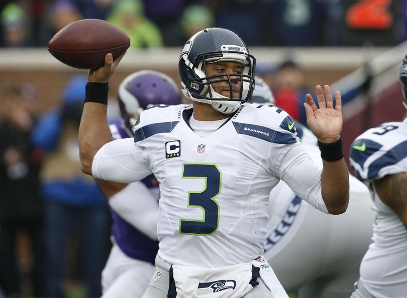 Seahawks quarterback Russell Wilson had a big day against the Minnesota Vikings.