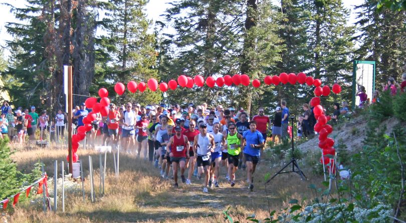 Inaugural run: Approximately 300 runners turned out Saturday on a beautiful day to take part in the inaugural Wild Moose Chase Trail Run, organized by Eastern Washington University’s second-year Doctor of Physical Therapy students. Runners could choose to run 5-kilometer, 10K or 25K courses that all started from Selkirk Lodge in Mt. Spokane State Park and headed out into the woods filled with wildlife and scenic mountain views.