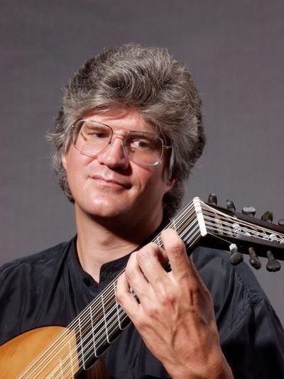 August Denhard will perform solos on the theorbo, a baroque lute, in Allegro’s “Viva L’Italia” concert Friday at the Bing Crosby Theater. Courtesy of Allegro Baroque and Beyond (Courtesy of Allegro Baroque and Beyond)