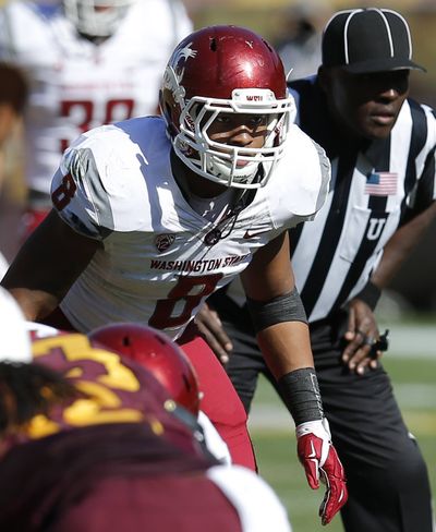 WSU linebacker Jeremiah Allison has law school as his next goal. (Associated Press)