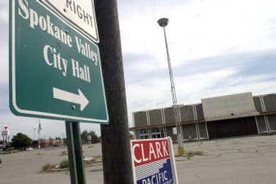 
Spokane Valley is considering building a city center at the southeast corner of of Sprague and University. 
 (J. BART RAYNIAK / The Spokesman-Review)