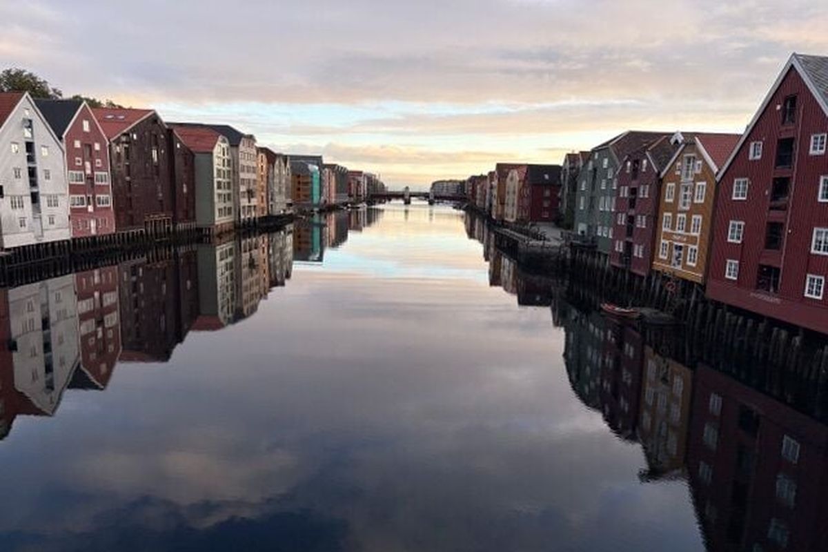 Trondheim, Norway’s third-largest city, is full of beautiful buildings, including these in the Old Town.  (Bruce Howard/For The Spokesman-Review)