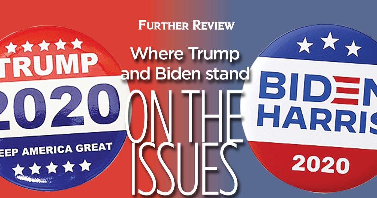 Where President Donald Trump And Challenger Joe Biden Stand On The ...