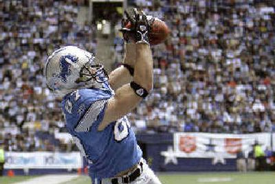 
Mike Furrey has been a big boost to Detroit's offense. 
 (Associated Press / The Spokesman-Review)