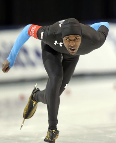 American Shani Davis has 57 career World Cup medals. (Associated Press)