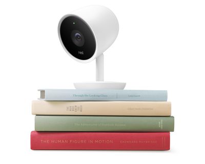 This photo provided by Nest Labs shows the Nest Cam IQ. Nest Labs is adding Google’s facial recognition technology to a high-resolution security camera, Nest Cam IQ. (Associated Press)