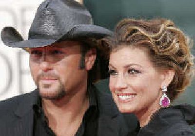 
Tim McGraw and his wife, Faith Hill 
 (Associated Press / The Spokesman-Review)