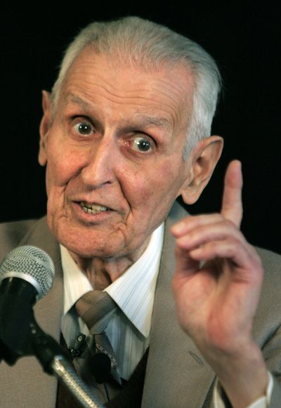 Jack Kevorkian, seen here on March 24, 2008, died Friday in MIchigan. He was 83.