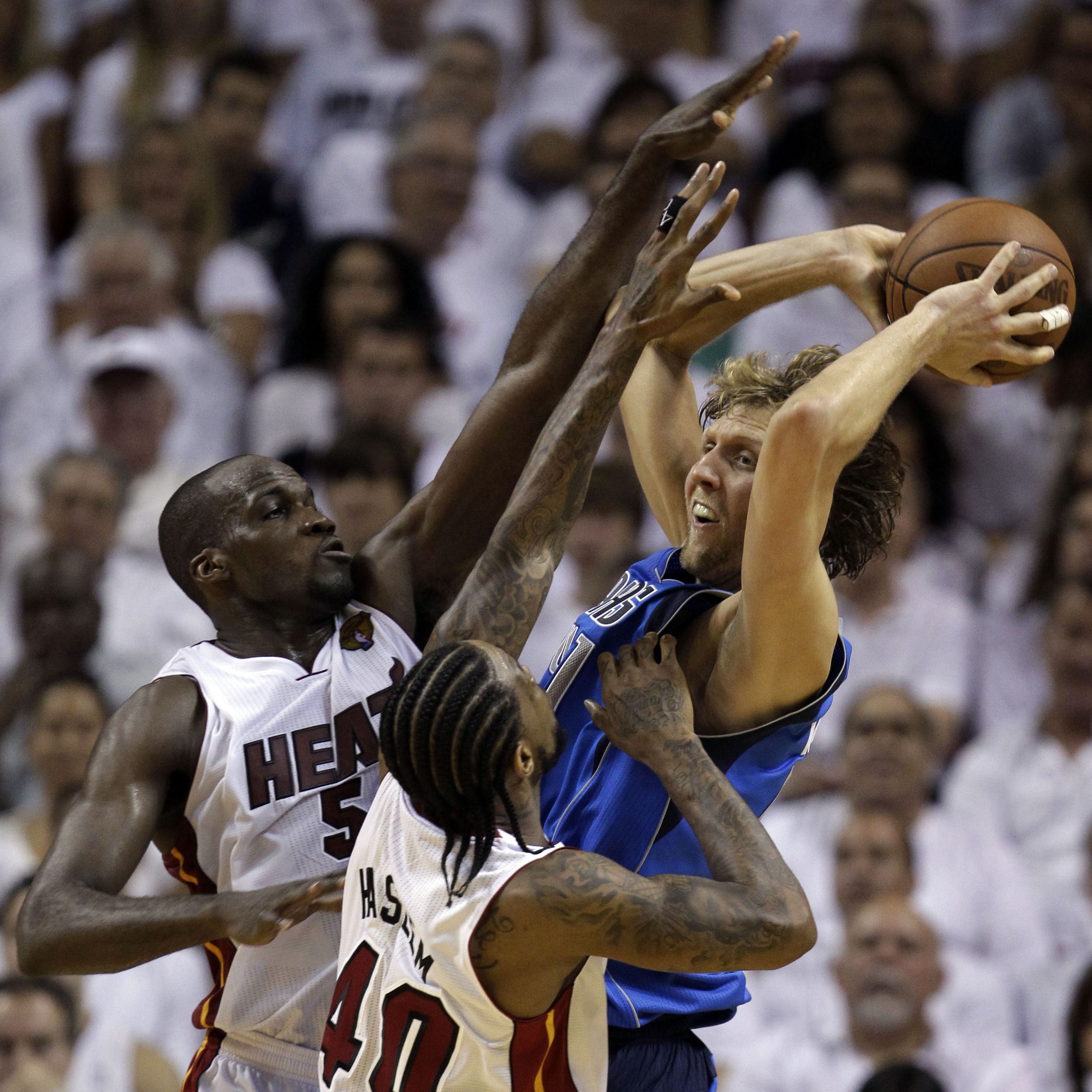 Heat's Haslem, Miller have 'unfinished business' in NBA finals