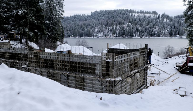 Work continued at Camp Four Echoes near Worley, Idaho, on Monday. The camp is undergoing a $1.2 million upgrade.  (Kathy Plonka)