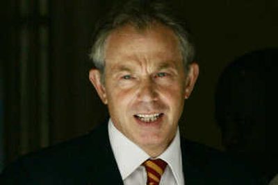 
British Prime Minister Tony Blair,   seen Wednesday in London, is being considered for a Middle East  position. Associated Press
 (Associated Press / The Spokesman-Review)