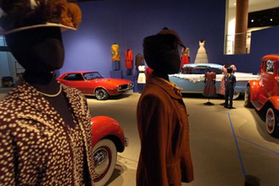 
Historic images from the Joel E. Ferris Research Library and Archives special collections, a dozen unique automobiles and 60 mannequins dressed in Inland Northwest clothing are all part of a new exhibit at the Northwest Museum of Arts and Culture. 
 (Jed Conklin / The Spokesman-Review)