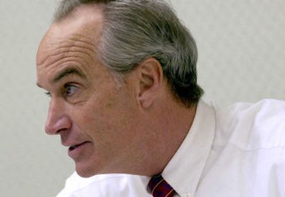 
Gov. Dirk Kempthorne wants to repeal an exemption that lets landowners in rural areas claim the land is used for agriculture. Kempthorne takes the exemption on his own property in Valley County. 
 (Kathy Plonka / The Spokesman-Review)