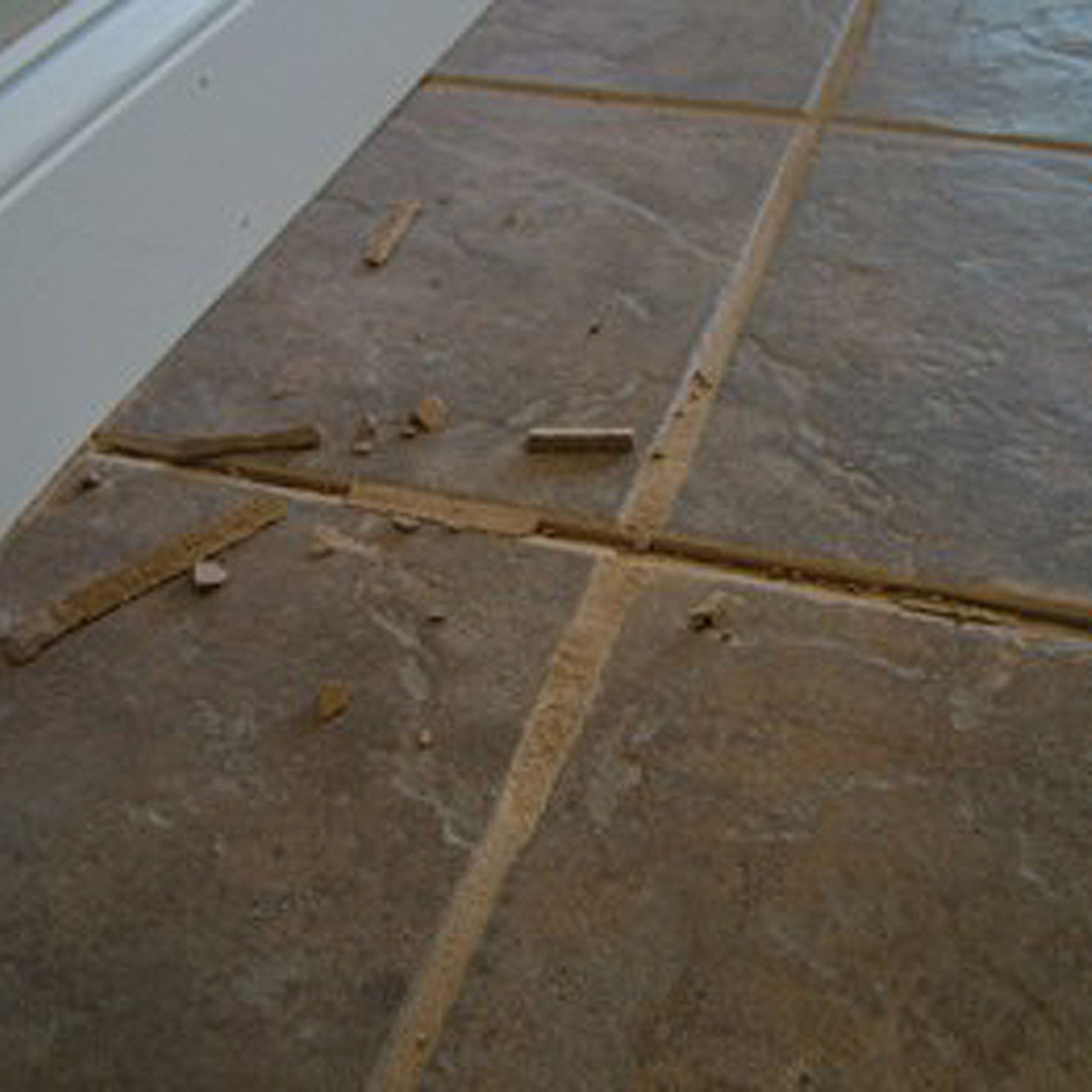 Failing Floor Grout, How To Repair Grout On Tiles