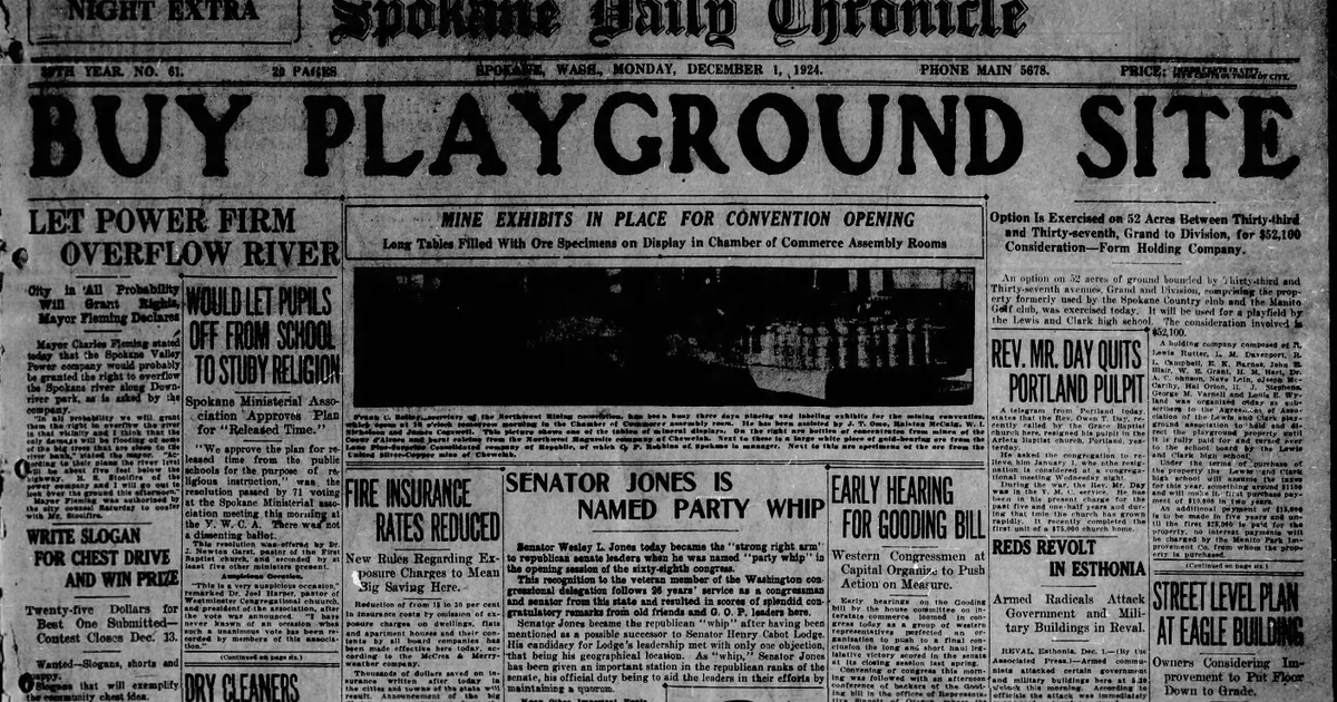 This day in history: The Spokane School Board obtained a former golf club to create Hart Field for LC