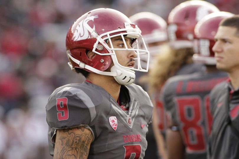 Washington State wide receiver Gabe Marks caught 12 passes last Saturday against UCLA to become the all-time leading receiver at WSU.