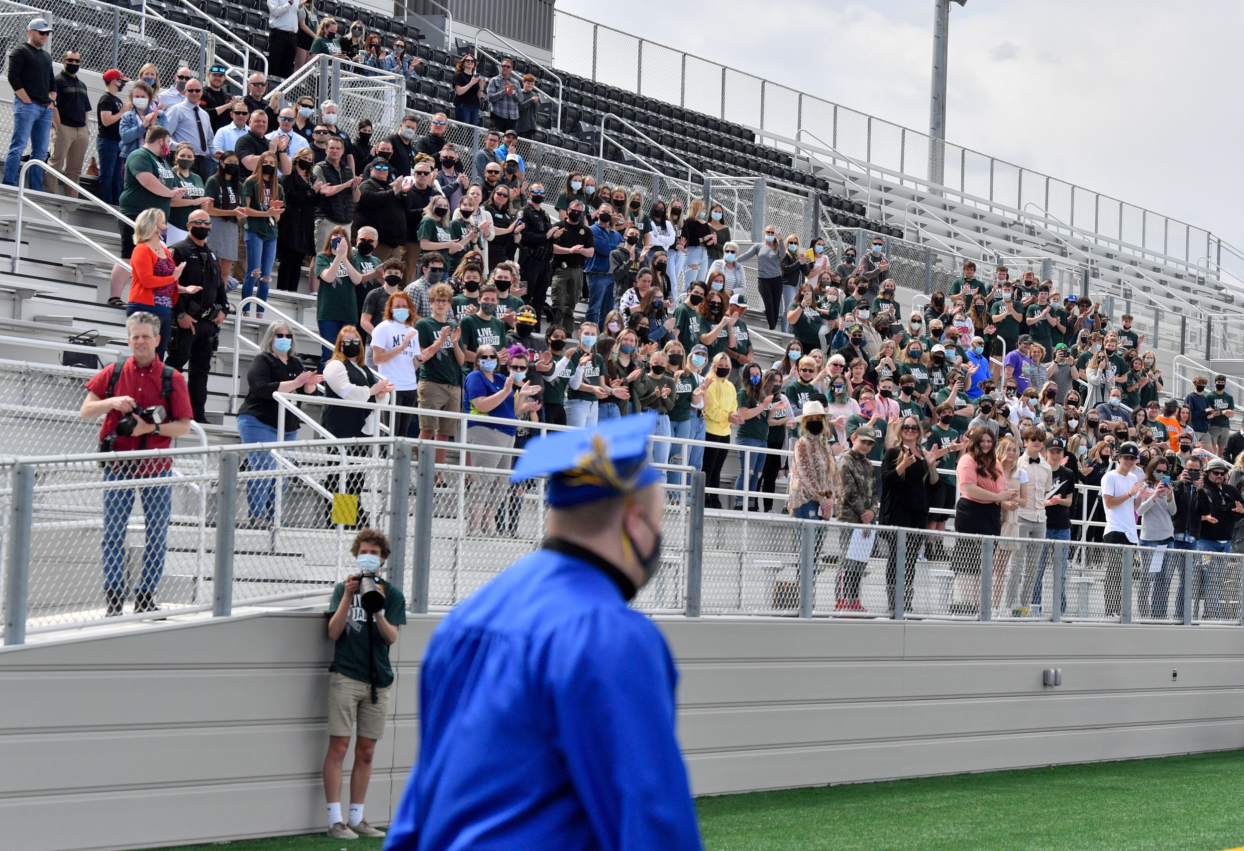 A special graduation for Mead High School senior Jaden Baer. April 22