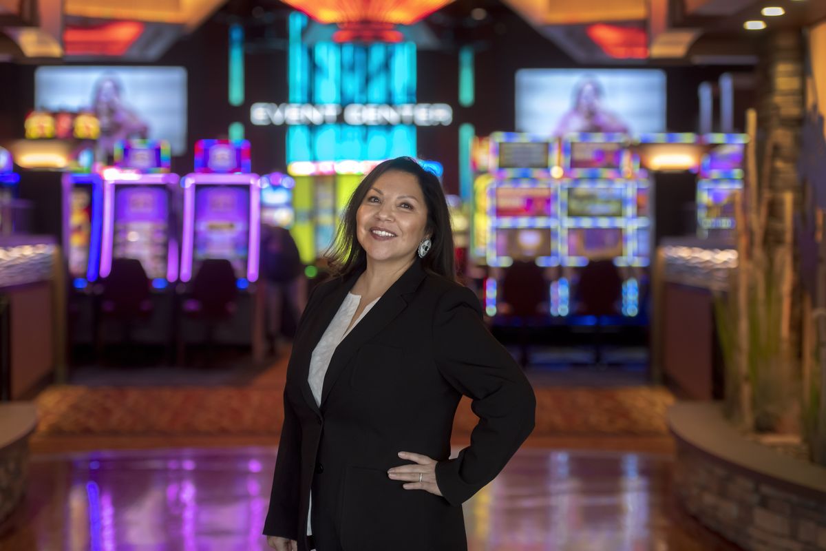 Coeur d’Alene Casino Resort CEO Laura Penney has led the property through the COVID-19 pandemic by implementing strict health and safety guidelines. The property’s casino was the first in the nation to reopen after coronavirus-related shutdowns. (Kathy Plonka/The Spokesman-Review)