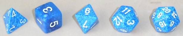 A full set of dice