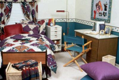 
One approach to dorm-room decorating is ready-made items such as these from J.C.Penney's fall catalog. As shown, the additions to college-issue bed and desk cost about $700. 
 (Associated Press / The Spokesman-Review)