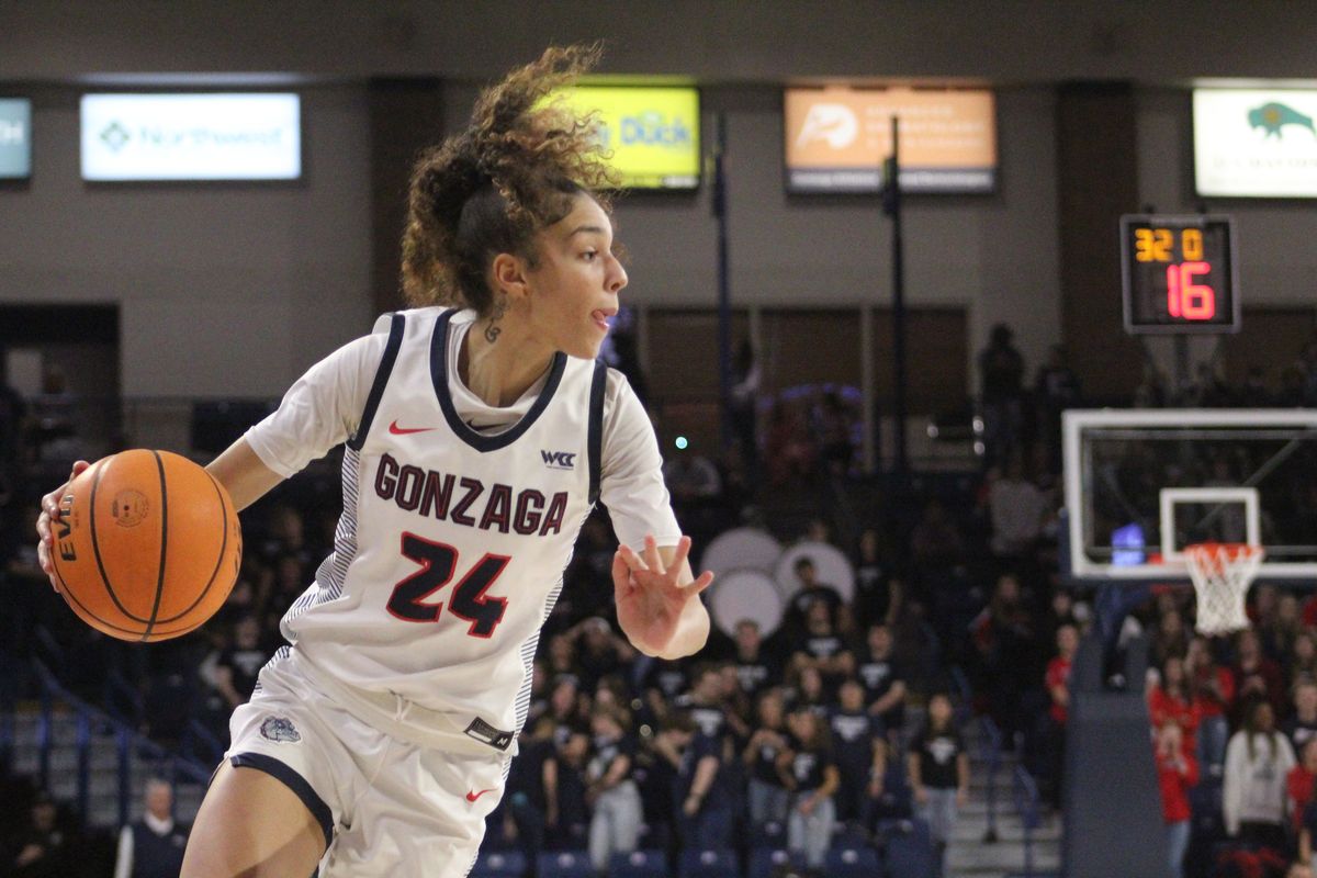 McKayla Williams, who started for the first time with Gonzaga, scored a career-best 15 points against Southern Utah during Saturday’s nonconference home game.  (Jordan Tolley-Turner/For The Spokesman-Review)