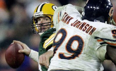 
Packers QB Brett Favre has struggled.
 (Associated Press / The Spokesman-Review)