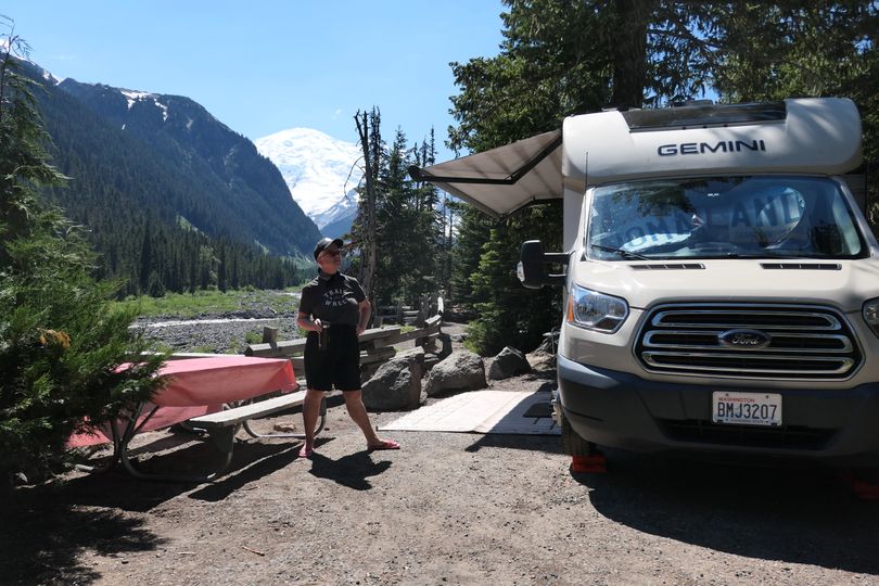 White River campground at Mount Rainier National Park offers exceptional views. (John Nelson)