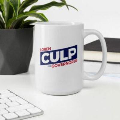 Gubernatorial candidate Loren Culp, the Republic police chief, has a big selection of merchandise on his website. (CulpforGovernor.com)