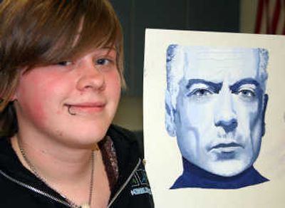 
Timberlake Senior Holly Lodoen plans to enter a tempera painting of 