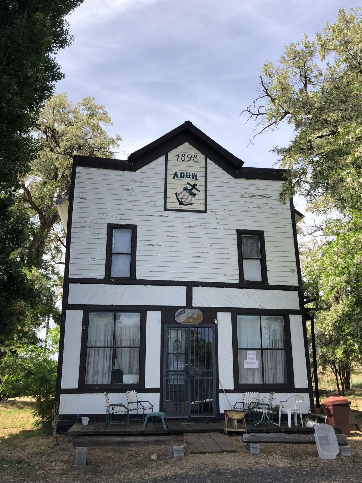 Barbara Beasley and Cody Flecker turned this 1898 building into a museum documenting the history of Antelope, Oregon. (Sophie Bress / The Spokesman-Review)