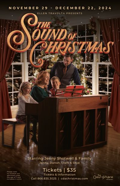 The Shotwell family will present “The Sound of Christmas,” produced by Ellen Travolta, this winter at the Coeur d’Alene Resort.  (Courtesy )