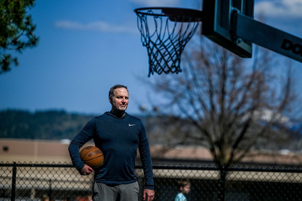Jon Adams became coach of MODE Prep boys basketball in Liberty Lake in April after losing his position at Coeur d’Alene High. (KATHY PLONKA)