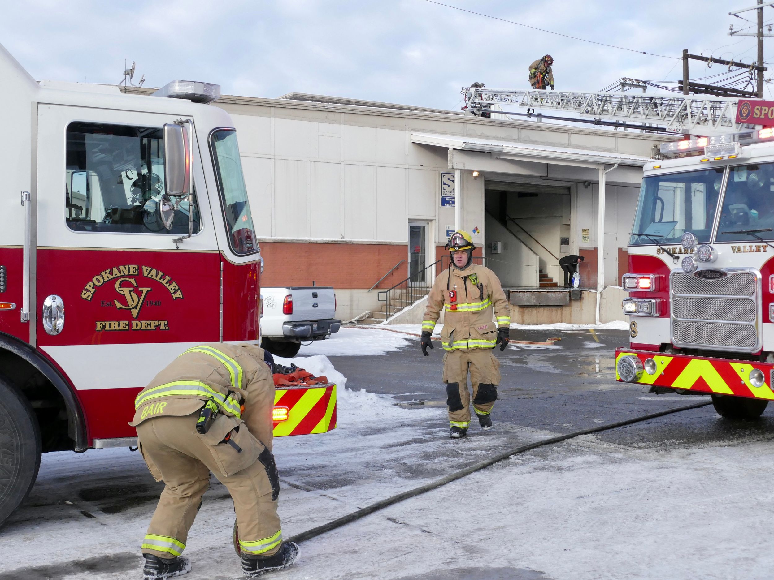 Fire damages foundry at Spokane Valley industrial park Dec. 29, 2021