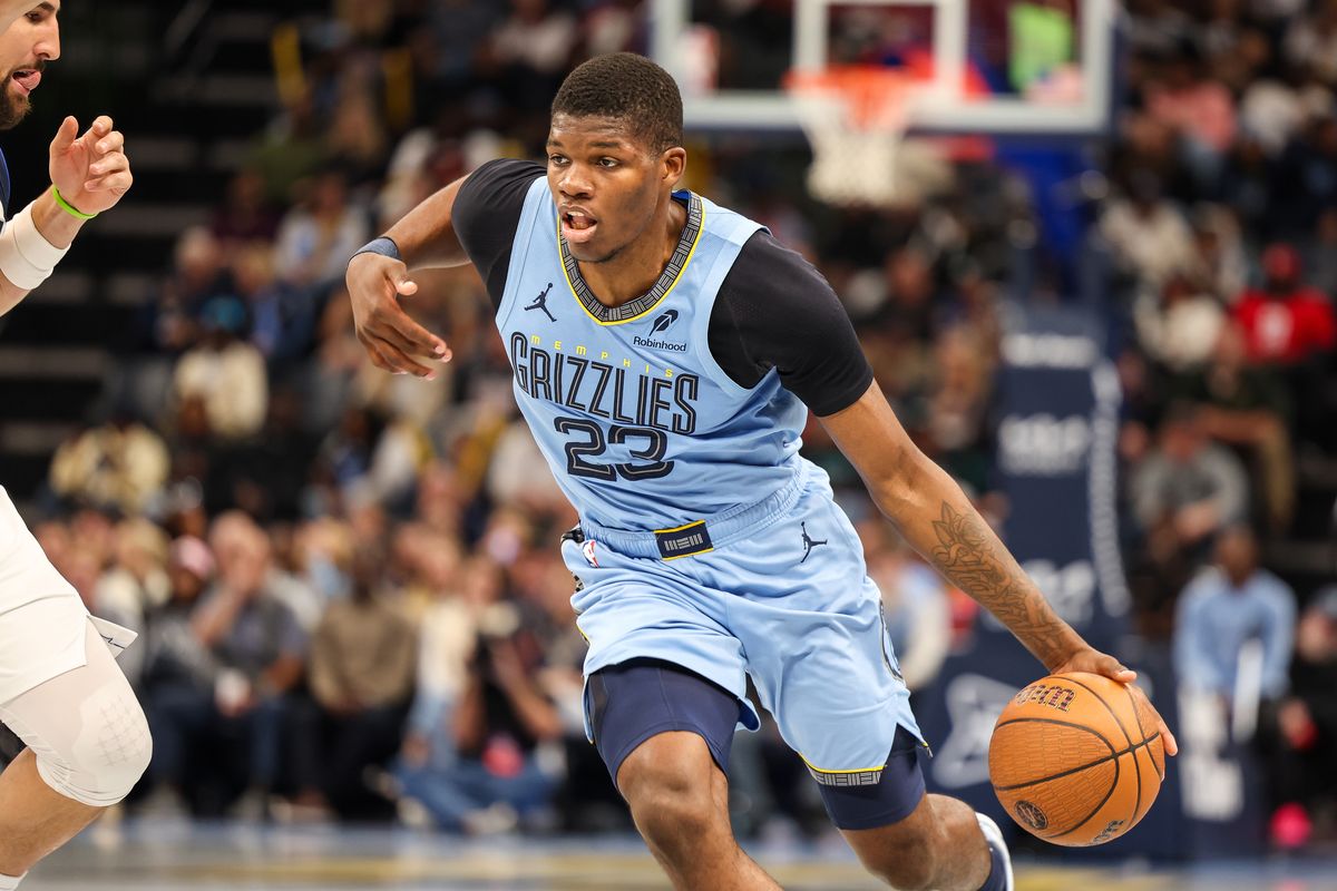 Former Washington State players Cedric Coward, above, and Jaylen Wells are bonding on the Memphis Grizzlies. (Getty Images)