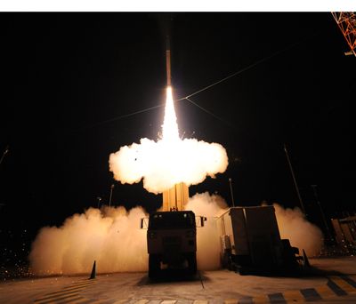 Lockeed Martin conducts a successful flight test of the Terminal High Altitude Area Defense (THAAD) Weapon System at the Pacific Missile Range Facility on Kauai, Hawaii on June 29, 2007. (PR NEWSWIRE)