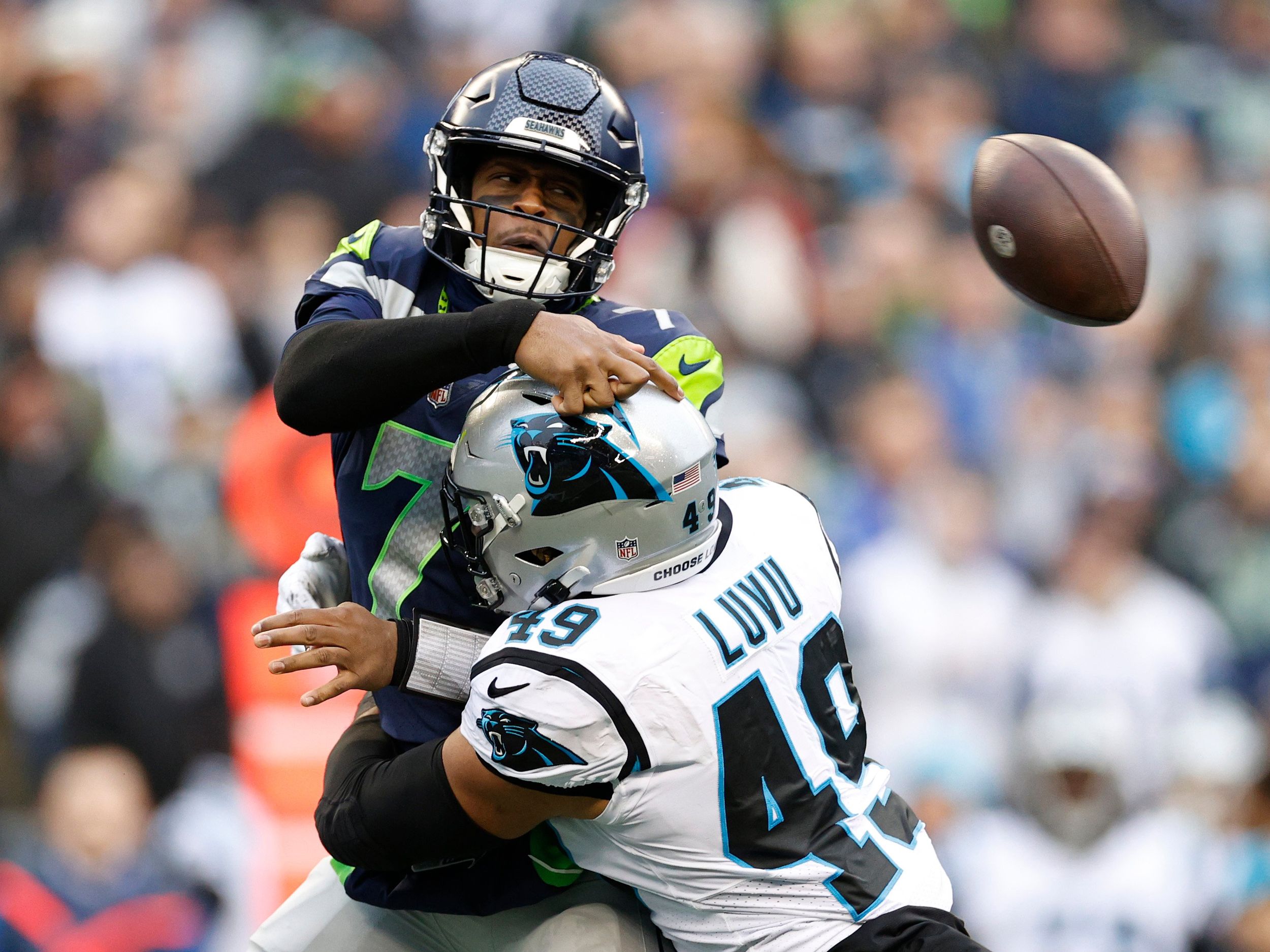 Panthers run over and through Seahawks for 30-24 victory