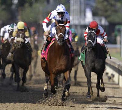 
Associated Press Big Brown was dominant under Kent Desormeaux in winning the 134th Kentucky Derby on Saturday.
 (Associated Press / The Spokesman-Review)