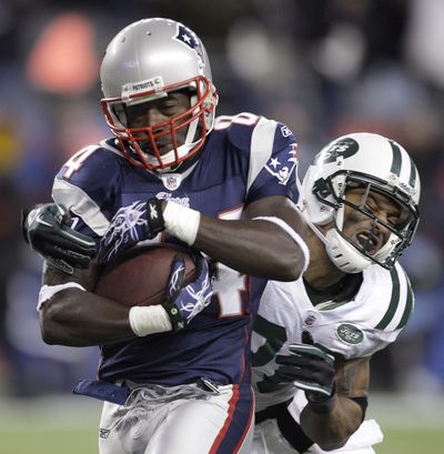 Deion Branch caught six touchdown passes in 11 games with Patriots this season. (Associated Press)
